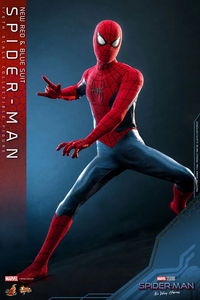 Spider-Man: No Way Home Movie Masterpiece Action Figure 1/6 Spider-Man (New Red and Blue Suit) 28 cm product photo