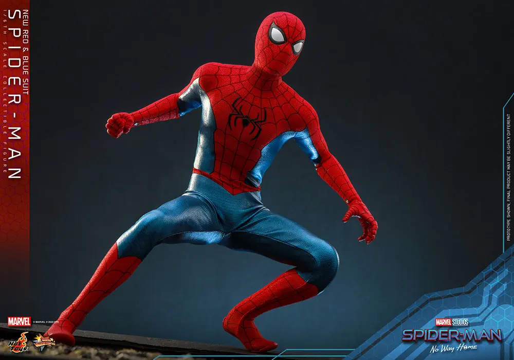 Spider-Man: No Way Home Movie Masterpiece Action Figure 1/6 Spider-Man (New Red and Blue Suit) 28 cm product photo