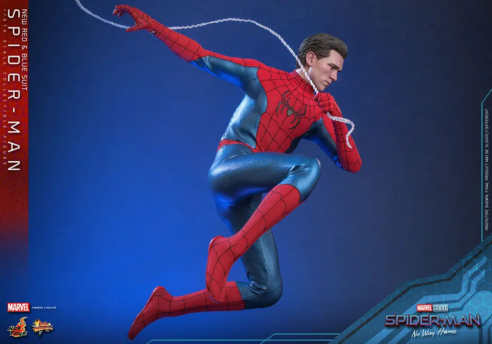 Spider-Man: No Way Home Movie Masterpiece Action Figure 1/6 Spider-Man (New Red and Blue Suit) 28 cm product photo