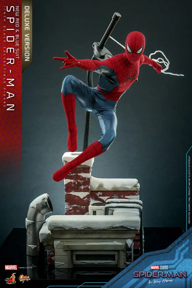 Spider-Man: No Way Home Movie Masterpiece Action Figure 1/6 Spider-Man (New Red and Blue Suit) (Deluxe Version) 28 cm product photo