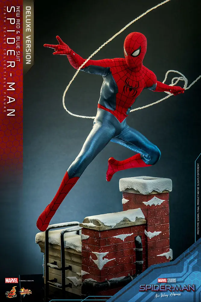 Spider-Man: No Way Home Movie Masterpiece Action Figure 1/6 Spider-Man (New Red and Blue Suit) (Deluxe Version) 28 cm product photo