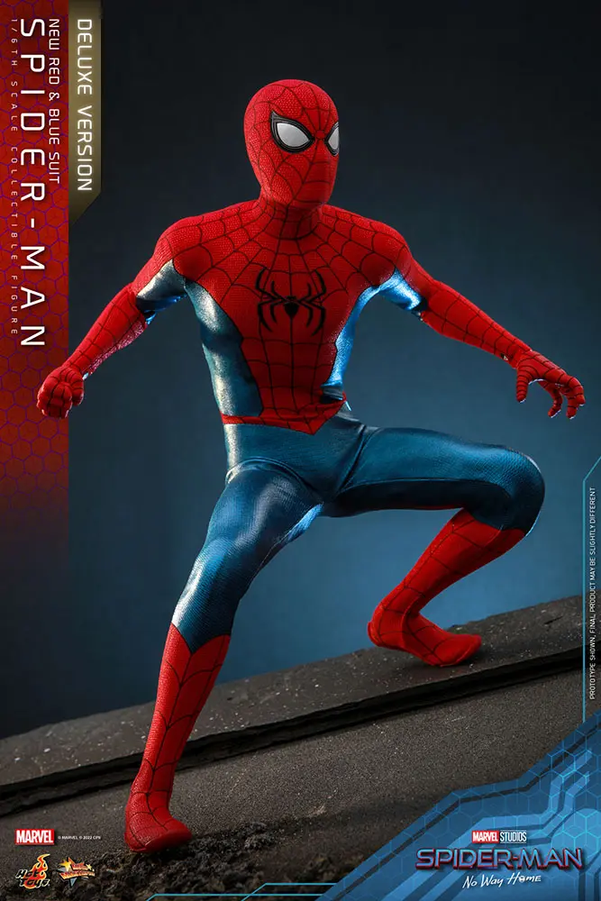 Spider-Man: No Way Home Movie Masterpiece Action Figure 1/6 Spider-Man (New Red and Blue Suit) (Deluxe Version) 28 cm product photo