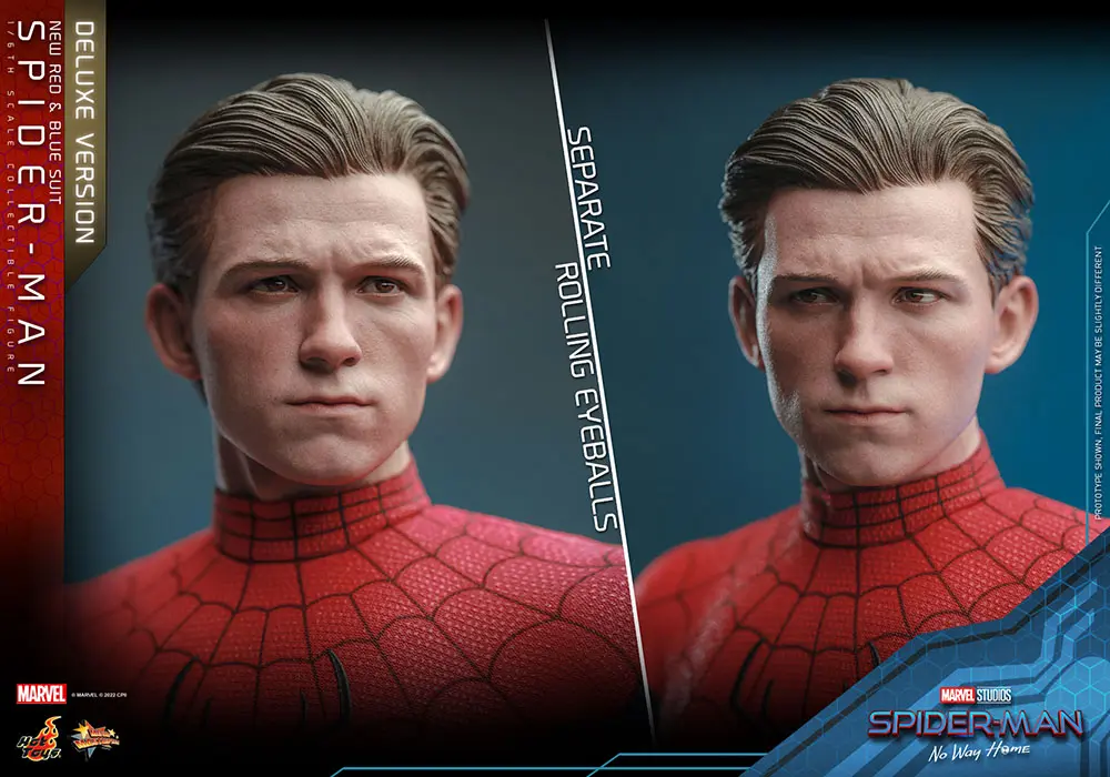 Spider-Man: No Way Home Movie Masterpiece Action Figure 1/6 Spider-Man (New Red and Blue Suit) (Deluxe Version) 28 cm product photo