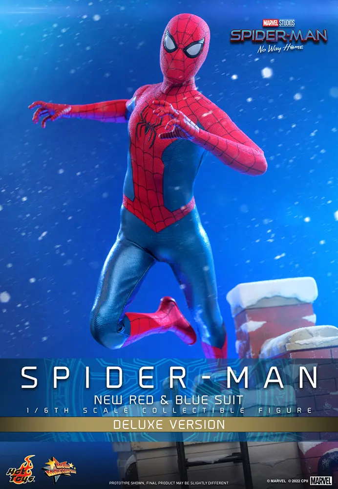 Spider-Man: No Way Home Movie Masterpiece Action Figure 1/6 Spider-Man (New Red and Blue Suit) (Deluxe Version) 28 cm product photo