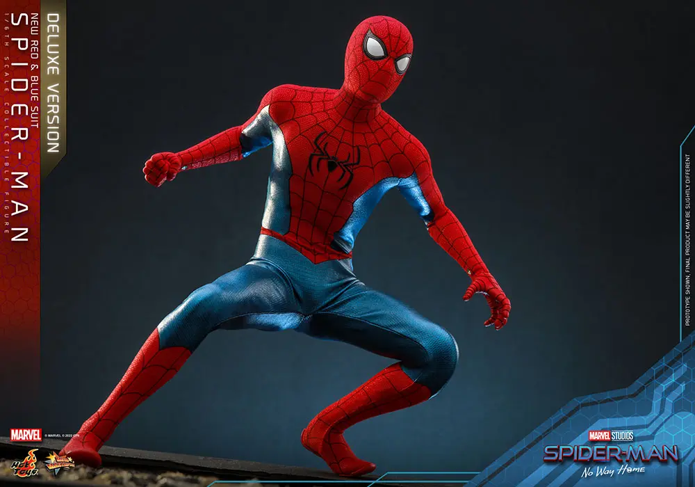 Spider-Man: No Way Home Movie Masterpiece Action Figure 1/6 Spider-Man (New Red and Blue Suit) (Deluxe Version) 28 cm product photo