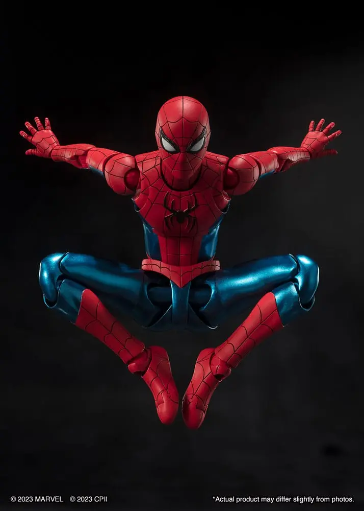 Spider-Man: No Way Home S.H. Figuarts Action Figure Spider-Man (New Red &amp; Blue Suit) 15 cm product photo