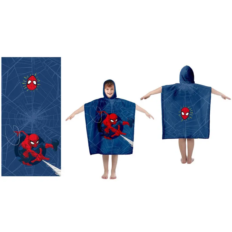 Marvel Spiderman Cotton poncho towel product photo