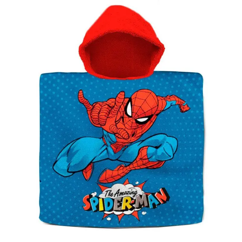 Marvel Spiderman cotton poncho towel termékfotó