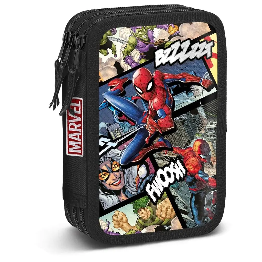 Marvel Spiderman Panels triple pencil case termékfotó