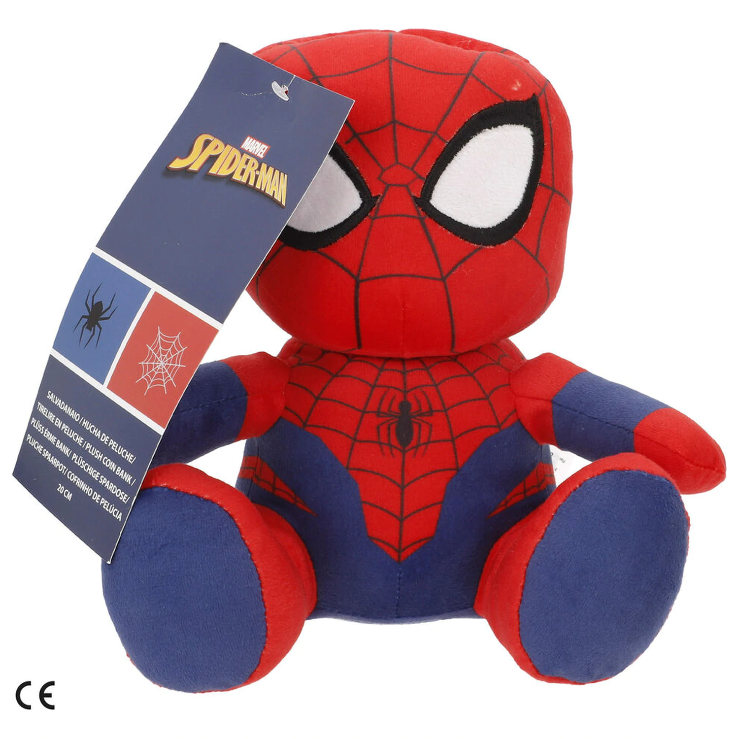 Marvel Spiderman money box plush toy 20cm product photo