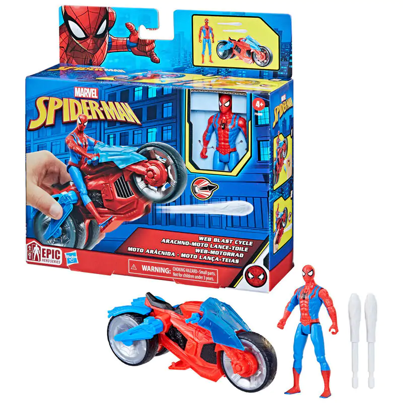 Marvel Spiderman Spiderman + Vehicle figure termékfotó