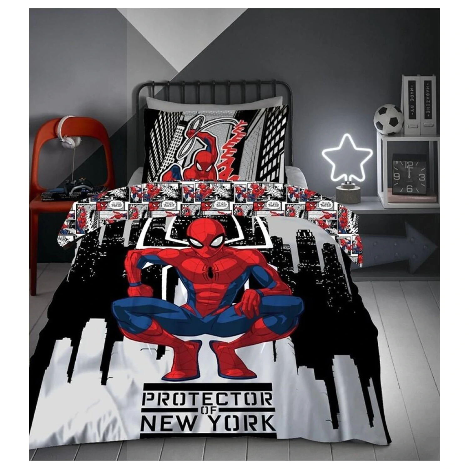 Spider-Man Protector of New York Duvet Cover product photo