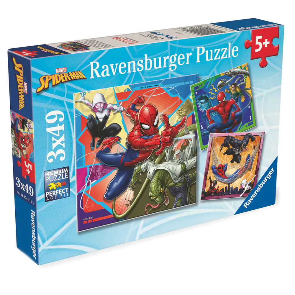 Marvel Spiderman puzzle 3x39pcs product photo