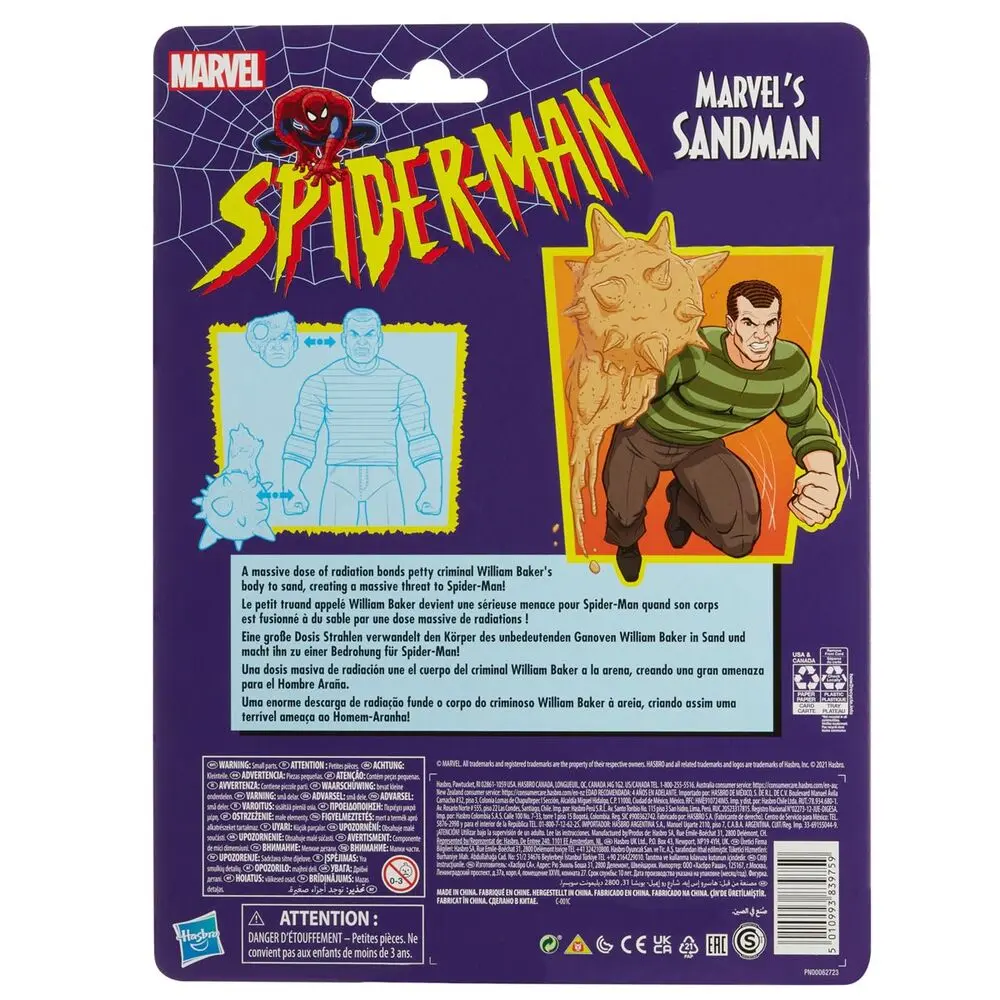 Spider-Man Marvel Legends Series Action Figure 2021 Marvel's Sandman 15 cm product photo