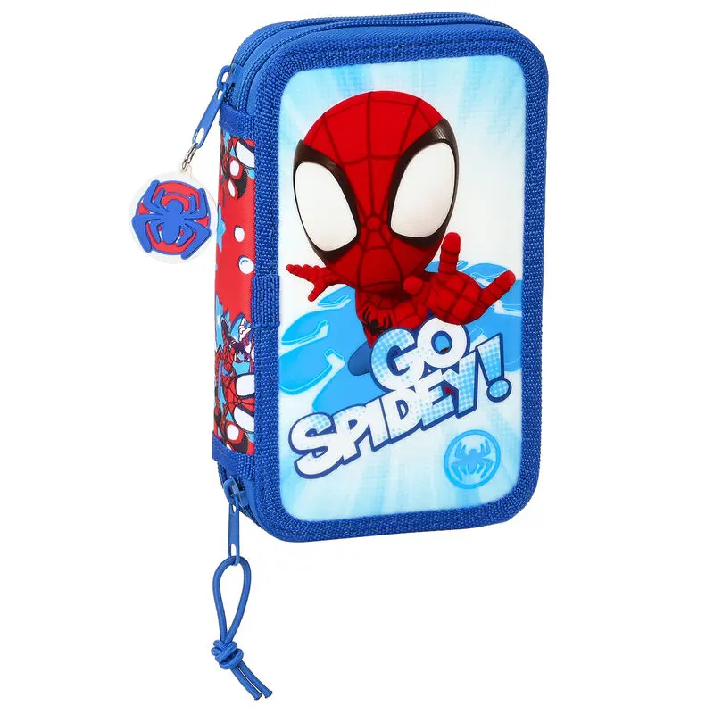 Marvel Spiderman Spidey double pencil case 28pcs product photo