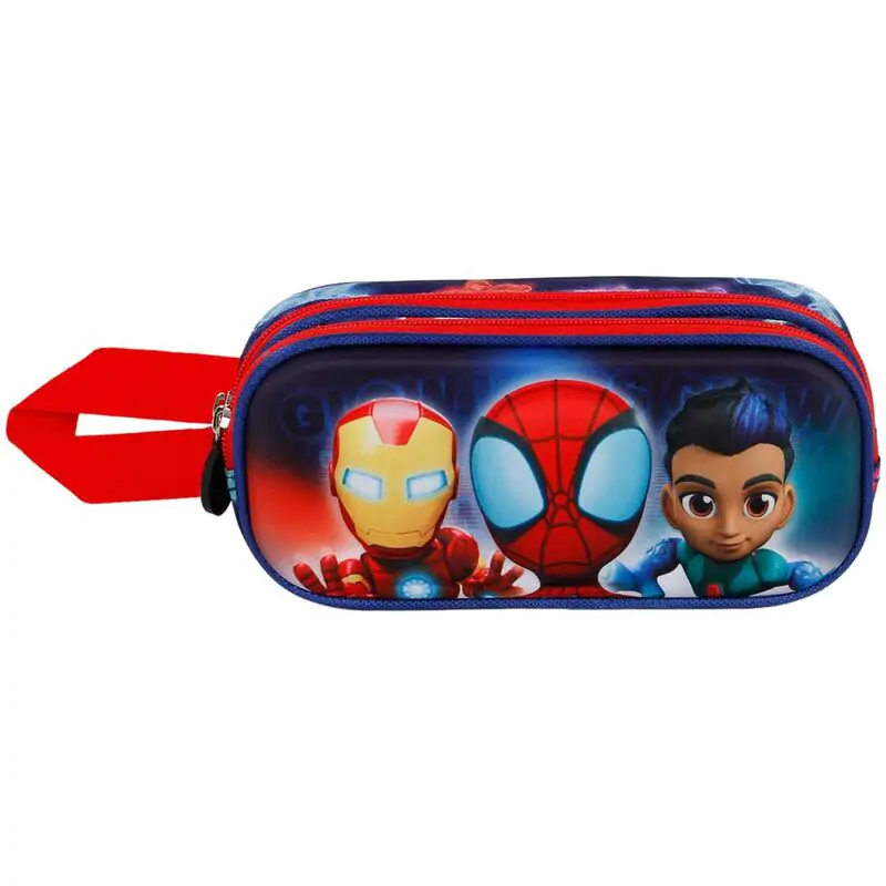 Marvel Spiderman Spidey Glow 3D double pencil case termékfotó