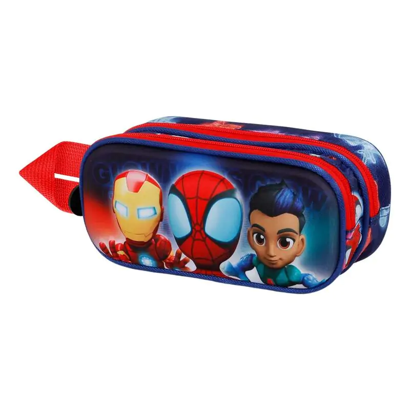 Marvel Spiderman Spidey Glow 3D double pencil case termékfotó