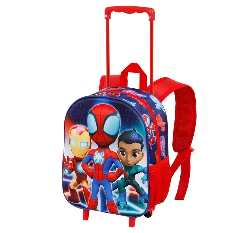 Marvel Spiderman Spidey Glow 3D trolley 34cm product photo