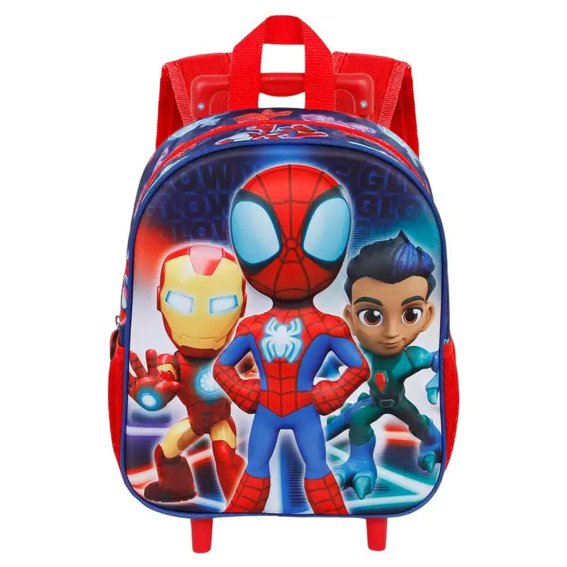 Marvel Spiderman Spidey Glow 3D trolley 34cm product photo
