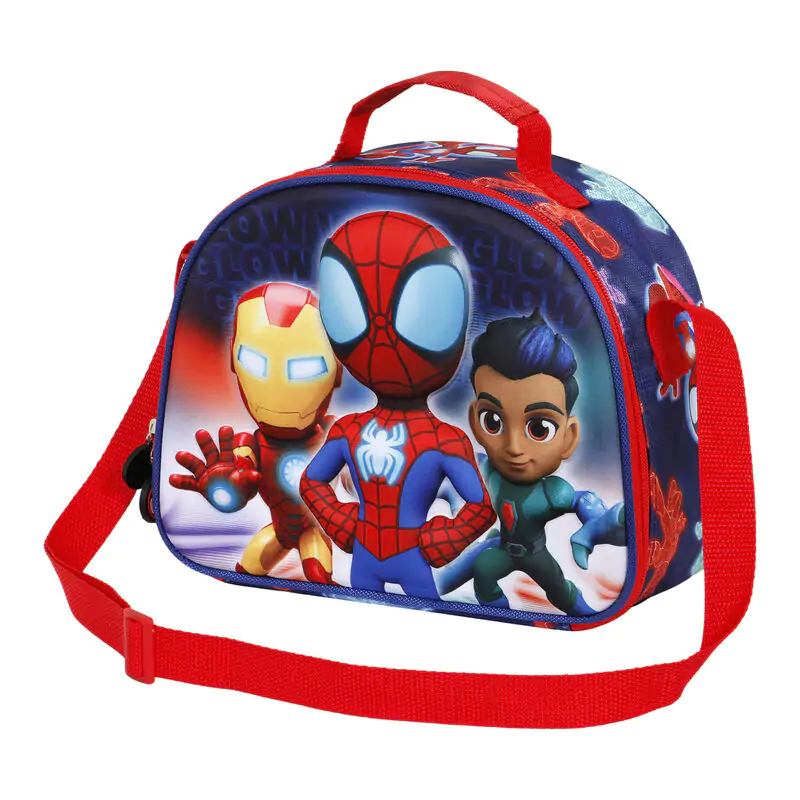 Marvel Spiderman Spidey Glow 3D lunch bag product photo