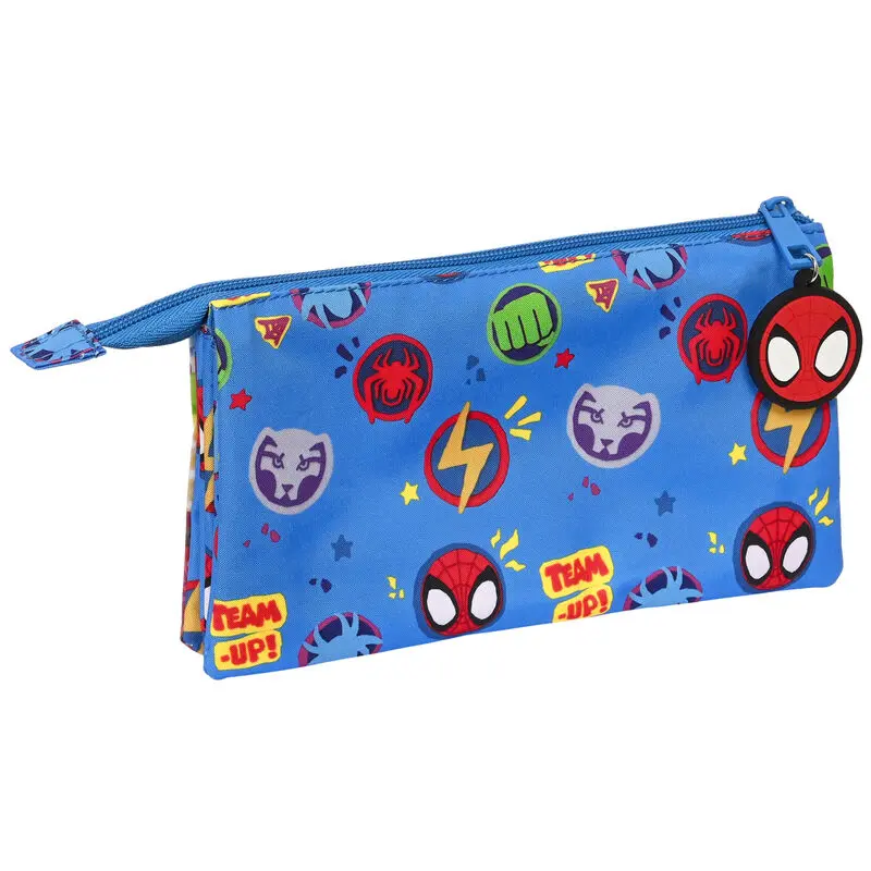 Marvel Spiderman Spidey Team Up triple pencil case product photo