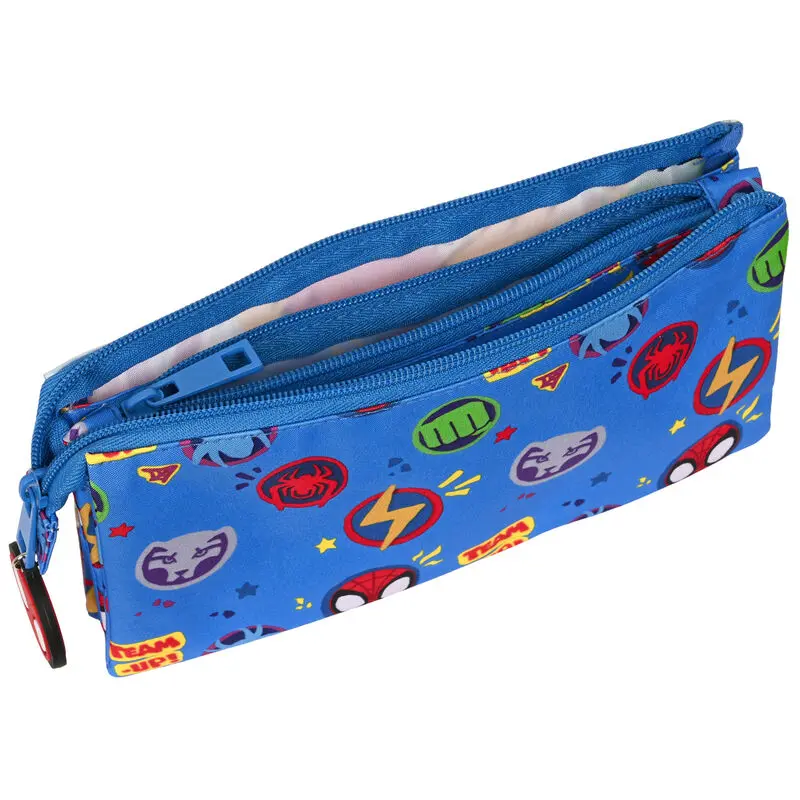 Marvel Spiderman Spidey Team Up triple pencil case product photo