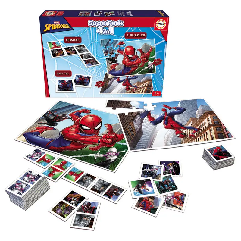 Marvel Spiderman Superpack 4 in 1 product photo