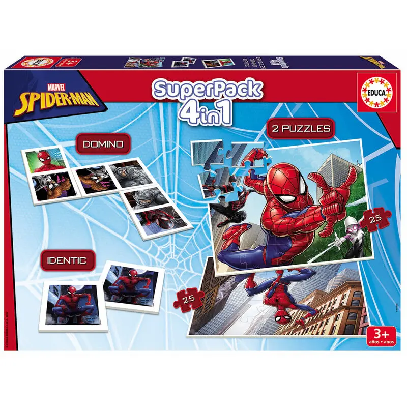 Marvel Spiderman Superpack 4 in 1 product photo