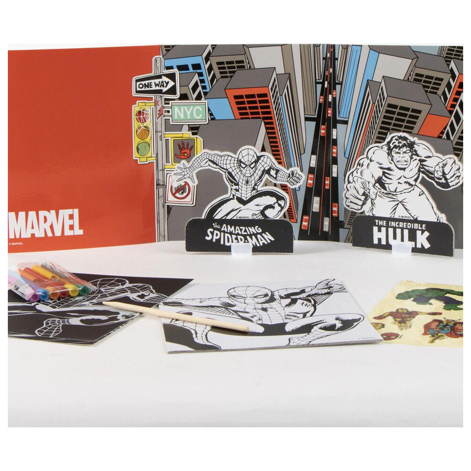 Marvel Spiderman Colouring backpack set product photo