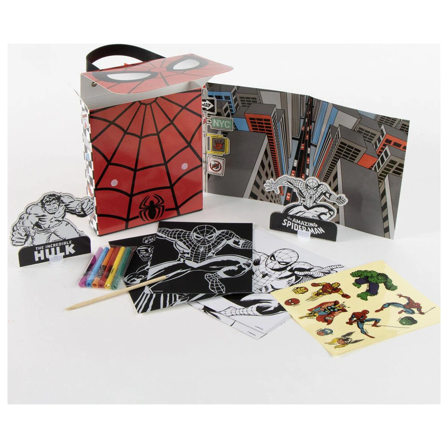Marvel Spiderman Colouring backpack set product photo