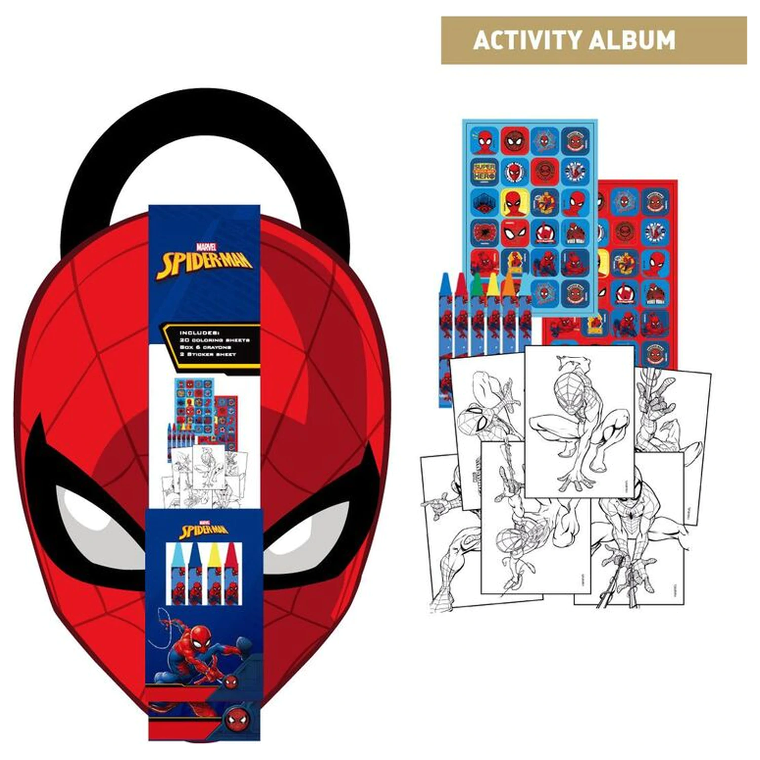 Marvel Spiderman activity set product photo