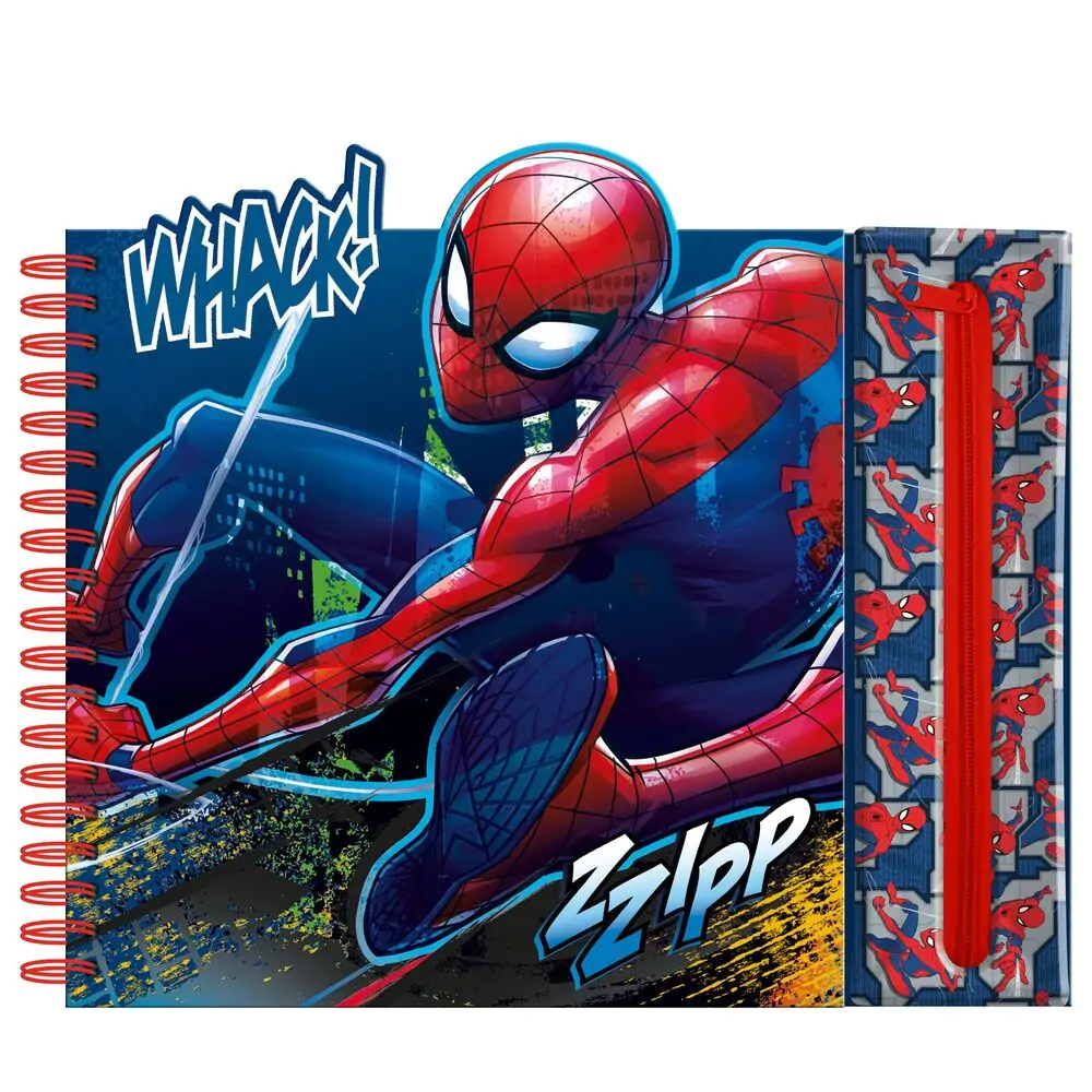 Marvel Spiderman Activity notebook with removable case termékfotó