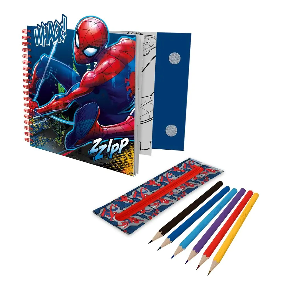 Marvel Spiderman Activity notebook with removable case termékfotó