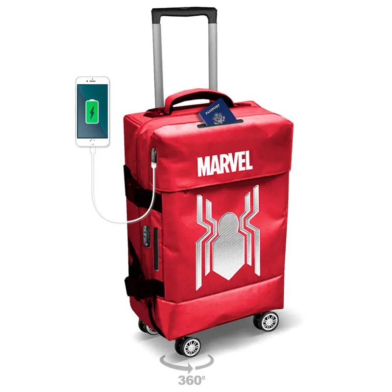 Marvel Spiderman trolley suitcase 55cm termékfotó