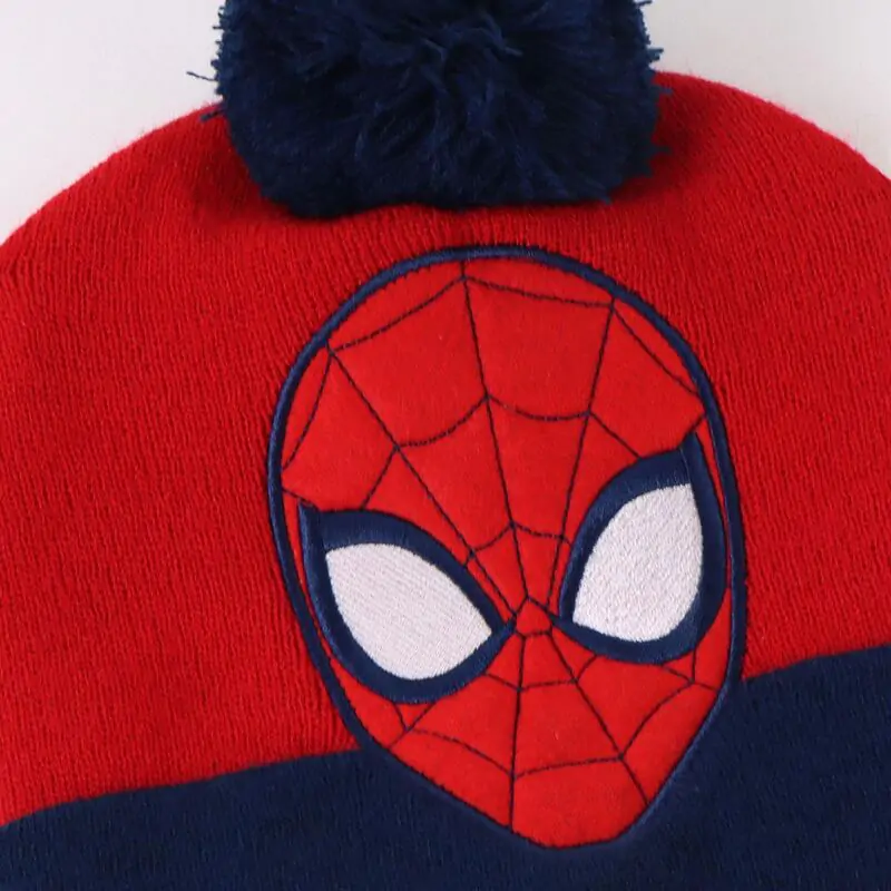 Marvel Spiderman winter set snood hat gloves product photo