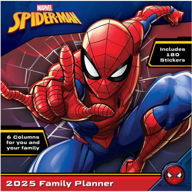 Marvel Spiderman Family planning calendar product photo