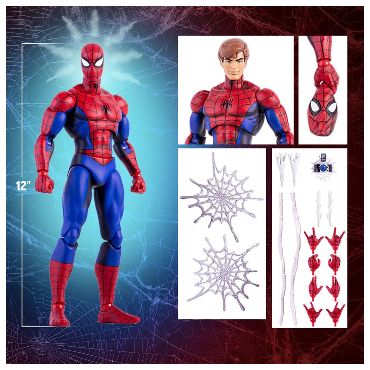 Spider-Man: The Animated Series Action Figure 1/6 Spider-Man 30 cm product photo