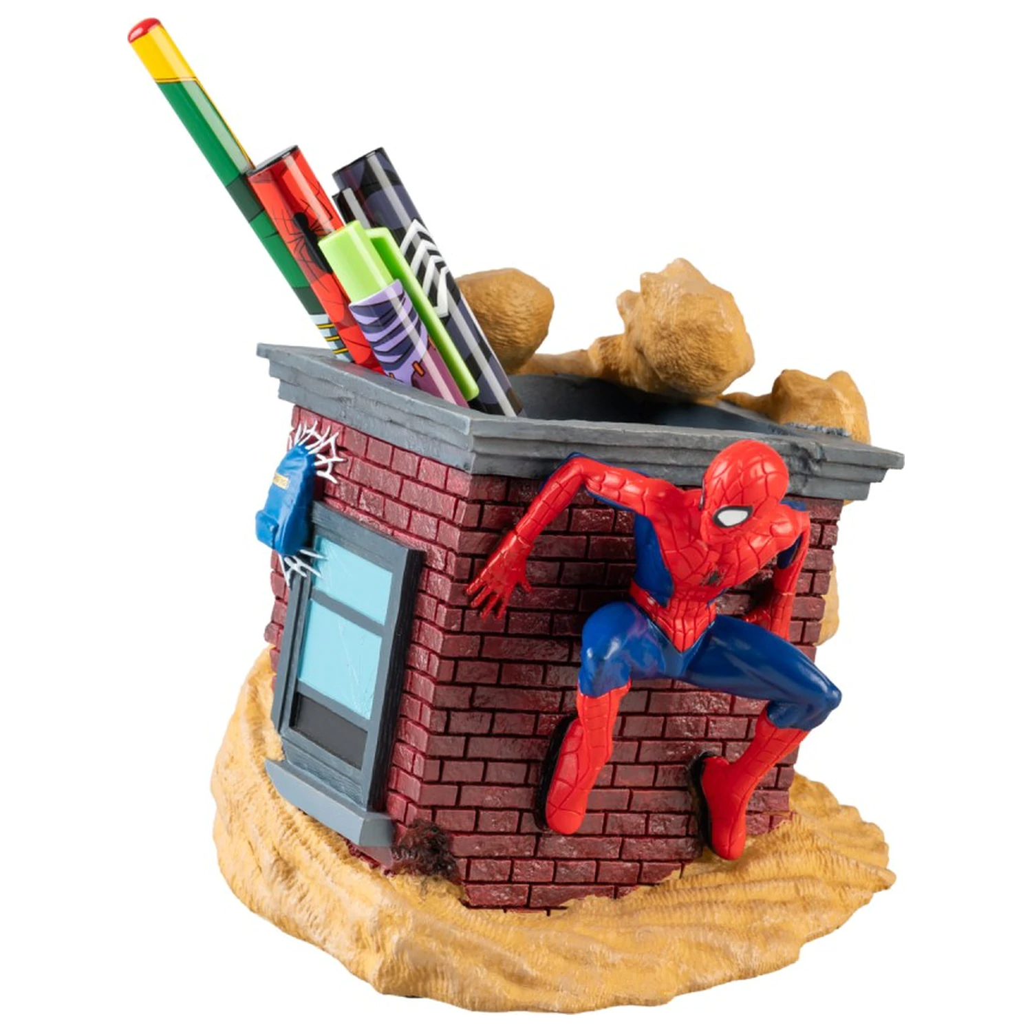Marvel Spiderman Pencil holders + pencils product photo