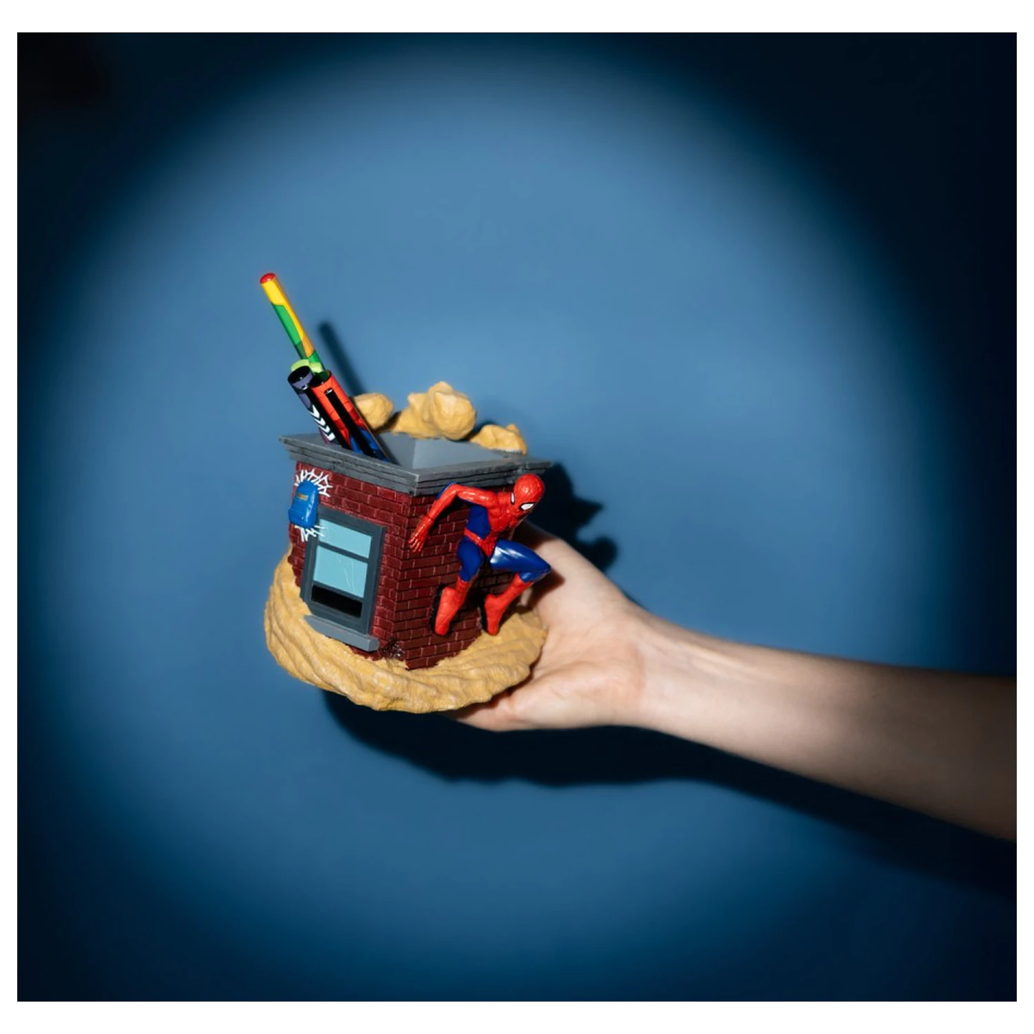Marvel Spiderman Pencil holders + pencils product photo