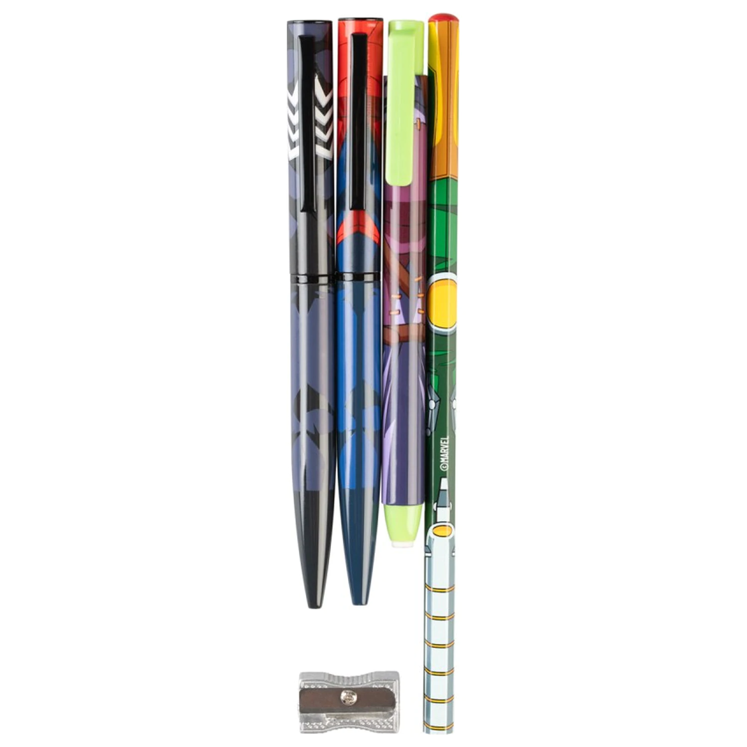 Marvel Spiderman Pencil holders + pencils product photo