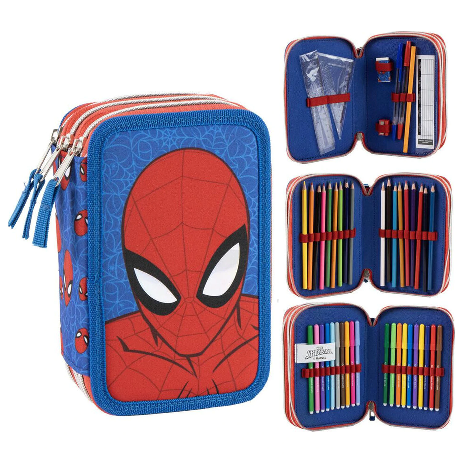 Marvel Spiderman triple pencil case product photo
