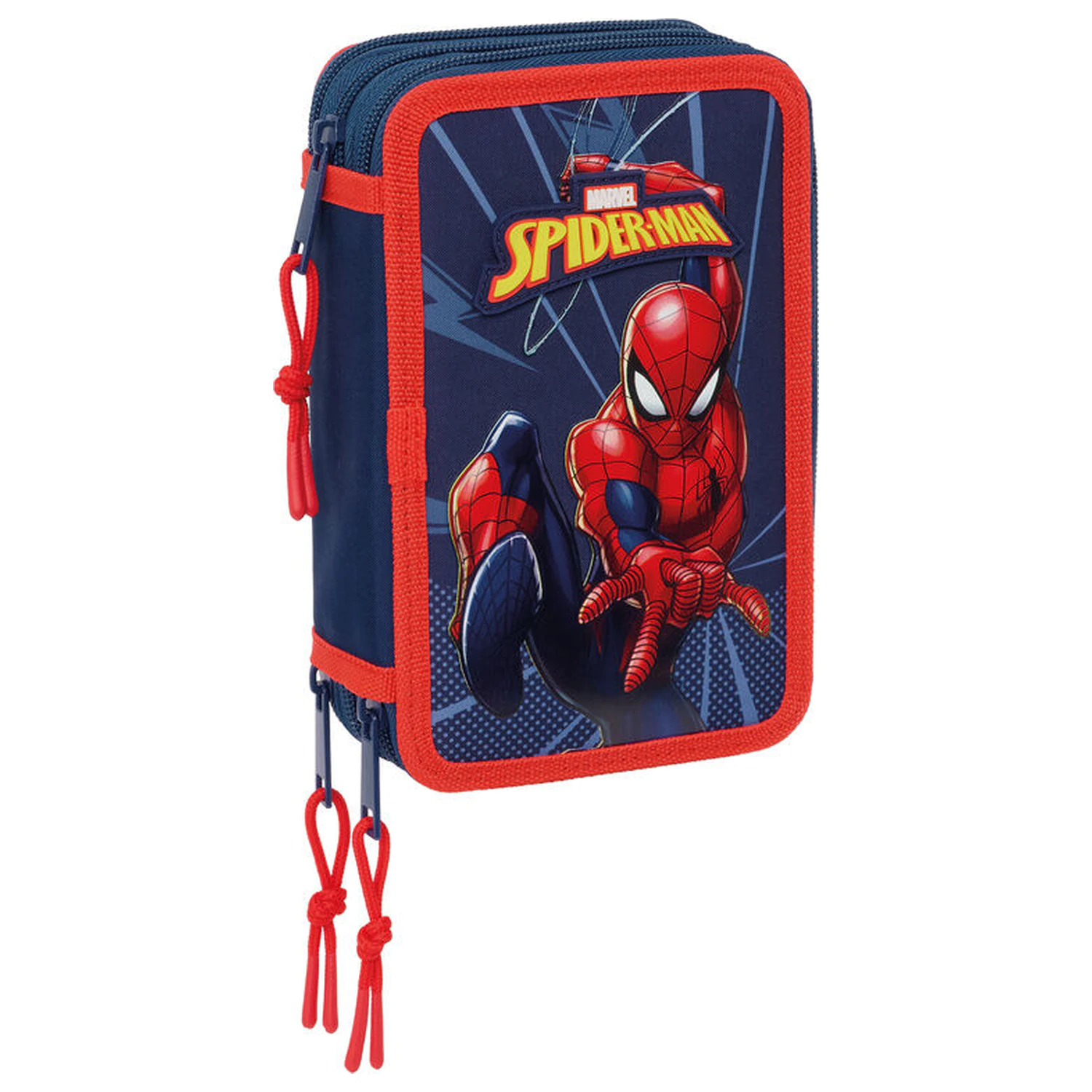 Marvel Spiderman triple pencil case 37pcs product photo