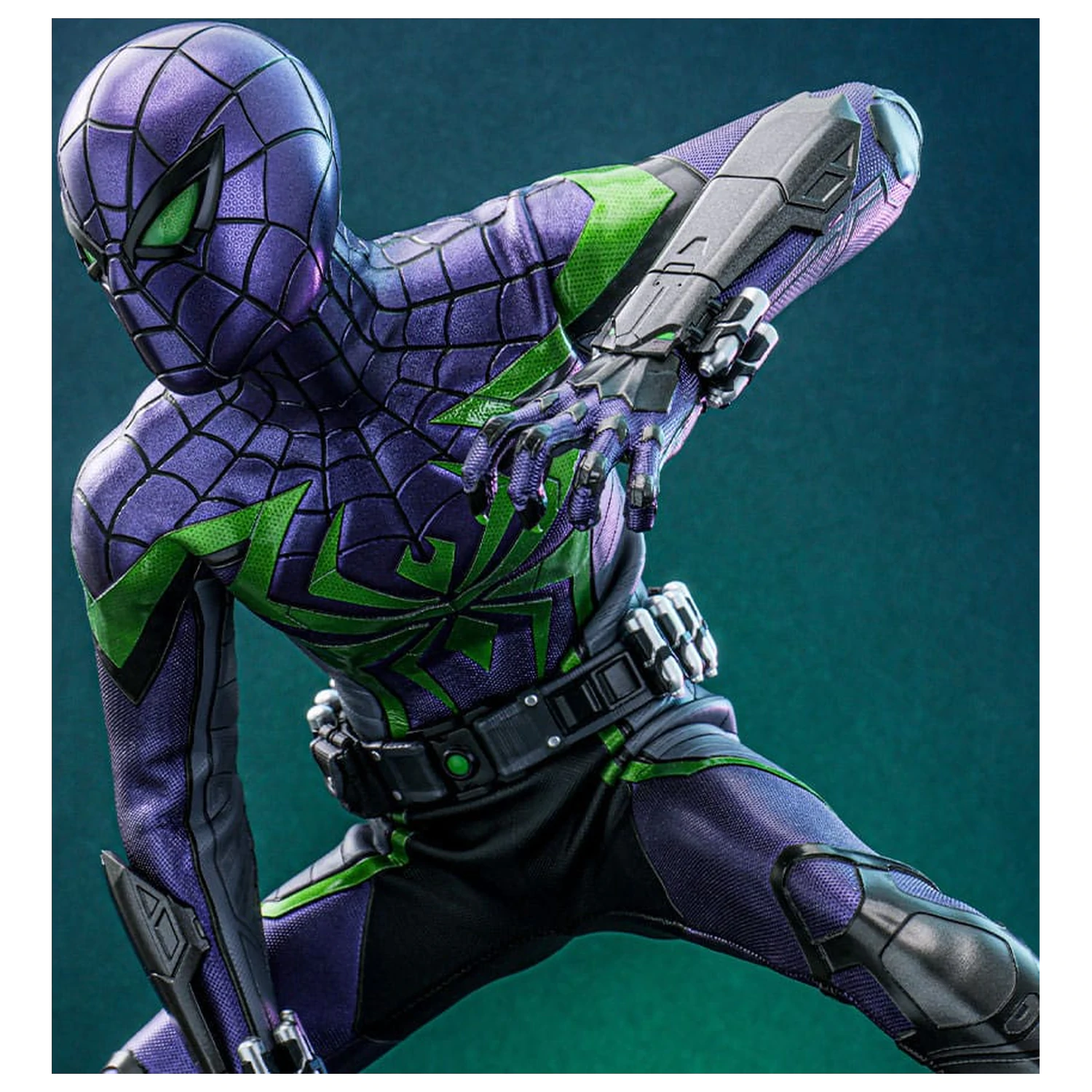 Spider-Man Video Game Masterpiece Action Figure 1/6 Miles Morales (Purple Reign Suit) Hot Toys Exclusive 30 cm product photo