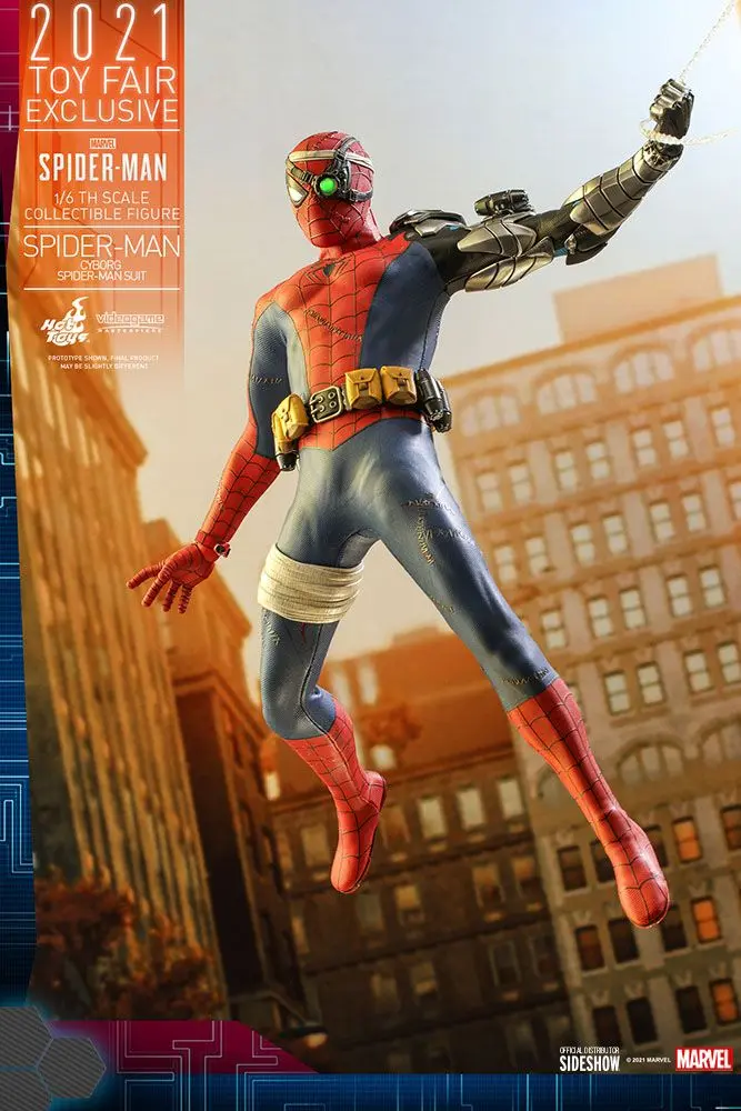 Spider-Man Videogame Masterpiece Action Figure 1/6 Cyborg Spider-Man Suit 2021 Toy Fair Exclusive product photo