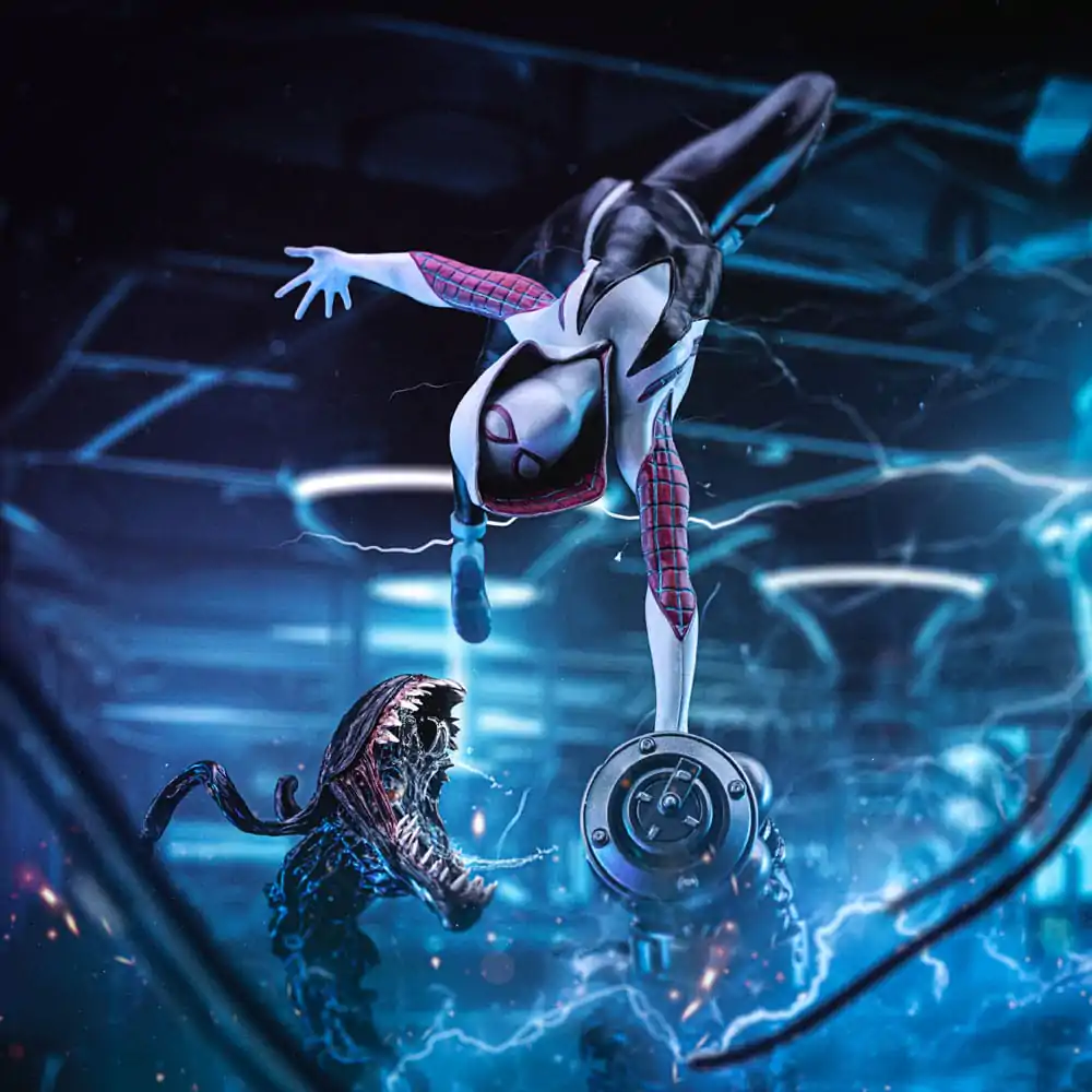 Spider-Man vs Villains Art Scale Statue 1/10 Ghost Spider Diorama  34 cm product photo