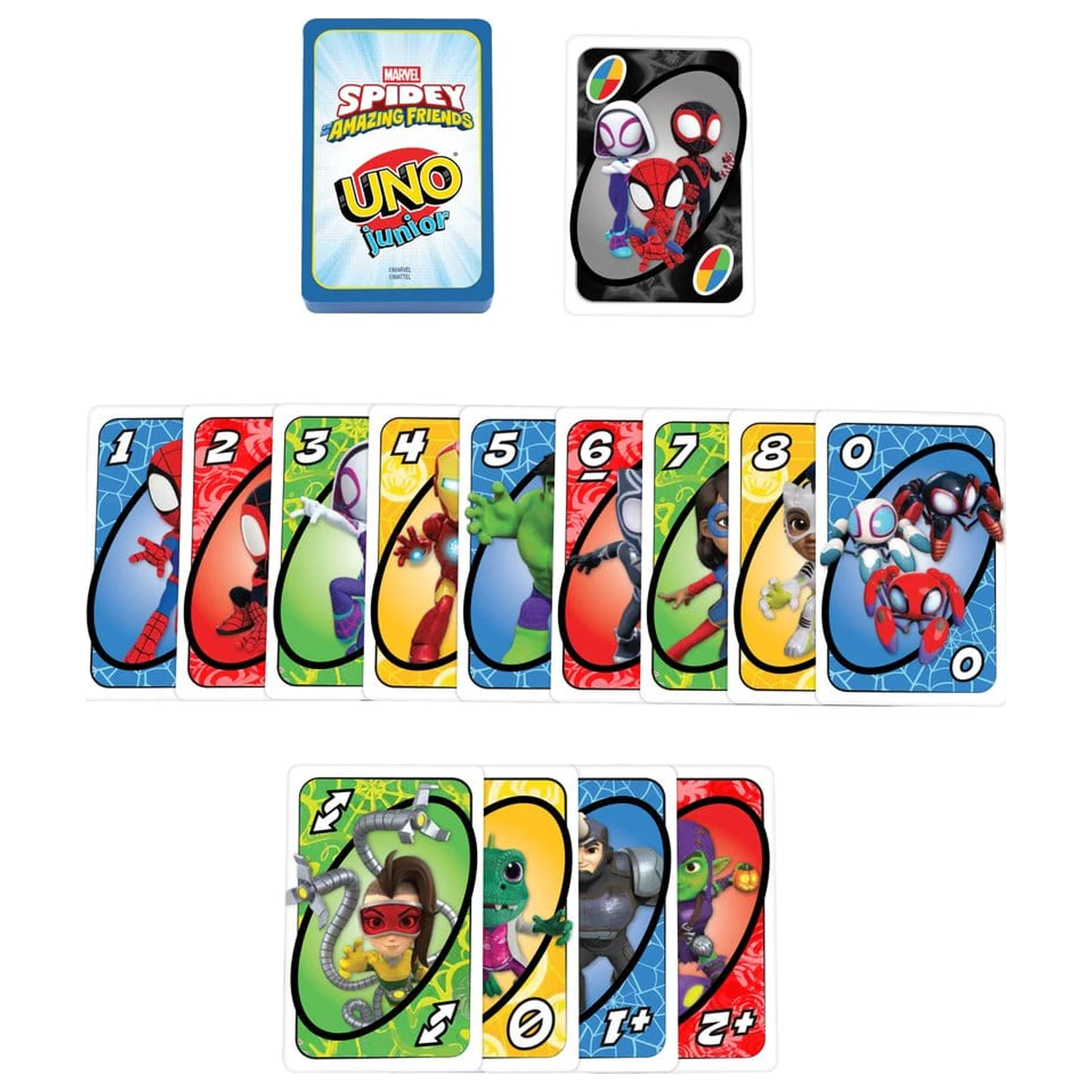 Spidey & His Amazing Friends UNO Junior Card Game product photo