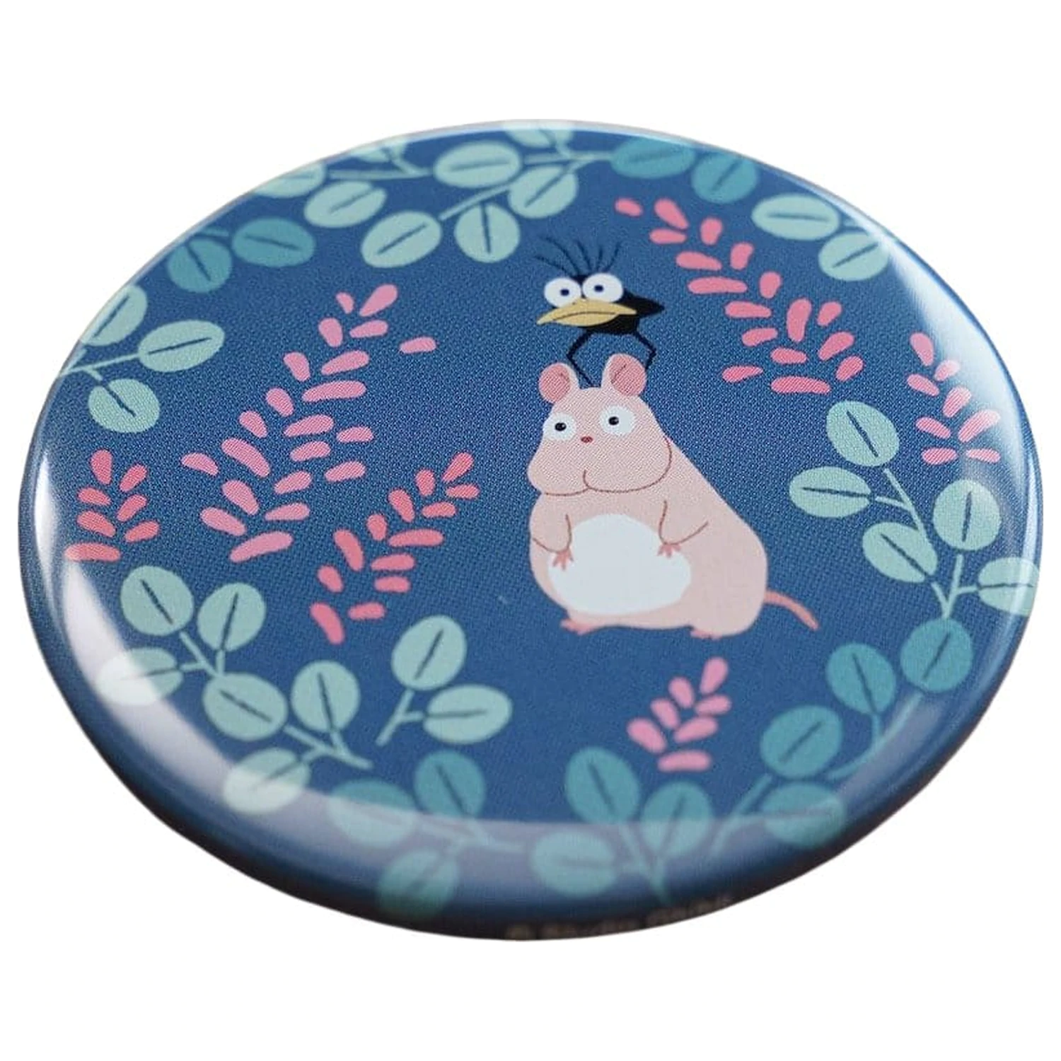 Spirited Away Pin Boh Mouse & Bird 5 cm            product photo