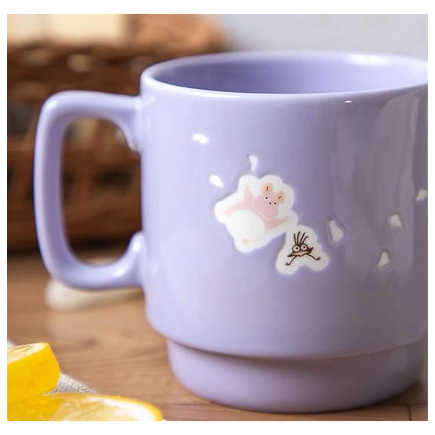 Spirited Away Chihiro & Haku Embossed Colour Mug product photo