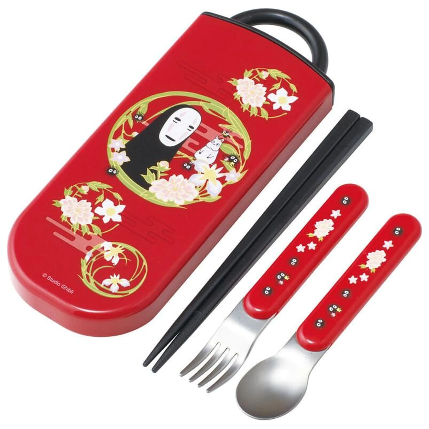 Spirited Away No Face Chopstick spoon and fork set product photo