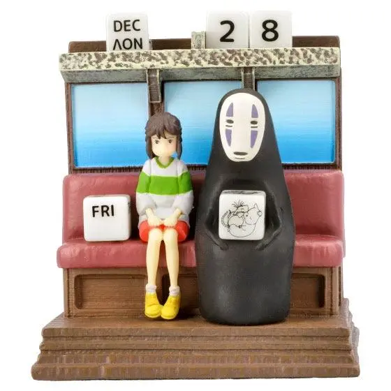 Spirited Away Perpetual Calendar Unabara Train *English Version* product photo